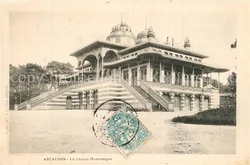 AK / Ansichtskarte Arcachon_Gironde Casino Mauresque Arcachon Gironde