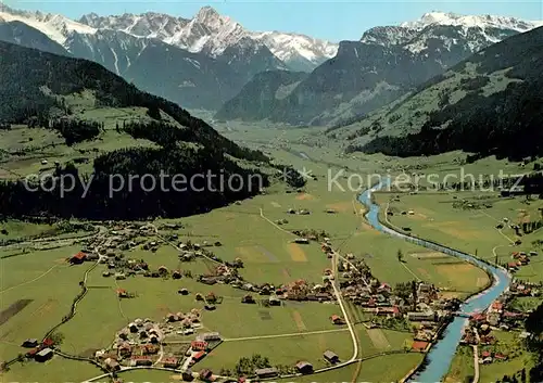 AK / Ansichtskarte Zell_Ziller_Tirol Zillertaler Alpen Fliegeraufnahme Zell_Ziller_Tirol