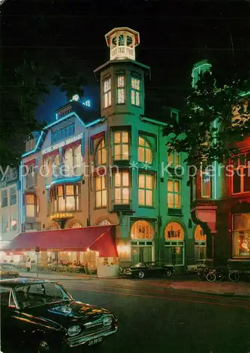 AK / Ansichtskarte Utrecht Hotel Hoord Brabant Nachtaufnahme Utrecht