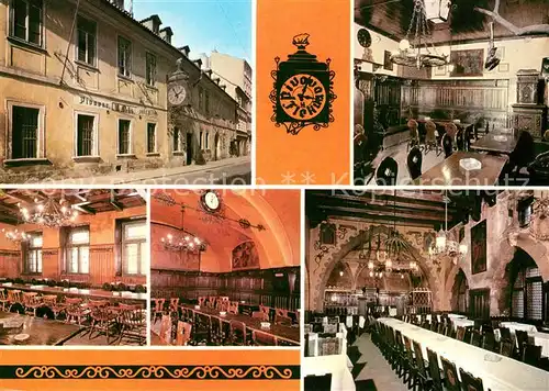 AK / Ansichtskarte Praha_Prahy_Prague Pivovar U Flekue Bauereigaststaette Restaurant Praha_Prahy_Prague