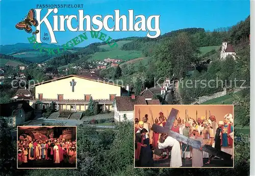 AK / Ansichtskarte Kirchschlag_Buckligen_Welt Panorama Passionsspielort Kreuzigung Jesu Kirchschlag_Buckligen
