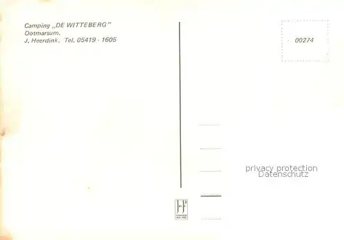 AK / Ansichtskarte Ootmarsum Camping De Witteberg Ootmarsum