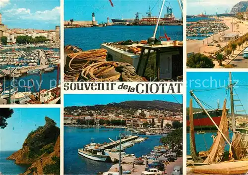 AK / Ansichtskarte La_Ciotat Le Port et les Chantiers Naval Bec de l aigle La_Ciotat