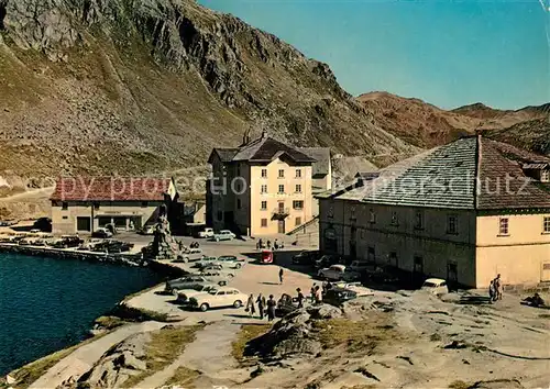 AK / Ansichtskarte San_Gottardo Ospizio Alpenpass St Gotthard Hospiz Bergsee San_Gottardo