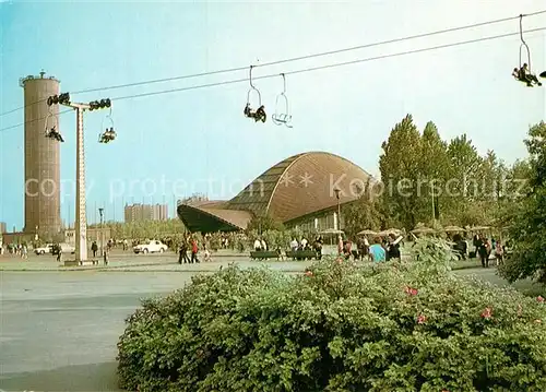 AK / Ansichtskarte Chorzow Woiwodschaftspark fuer Kultur und Erholung Gartenbausstellung Halle Chorzow