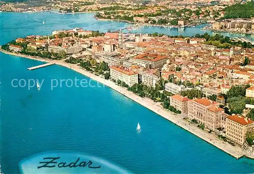 AK / Ansichtskarte Zadar_Zadra_Zara Fliegeraufnahme Zadar_Zadra_Zara