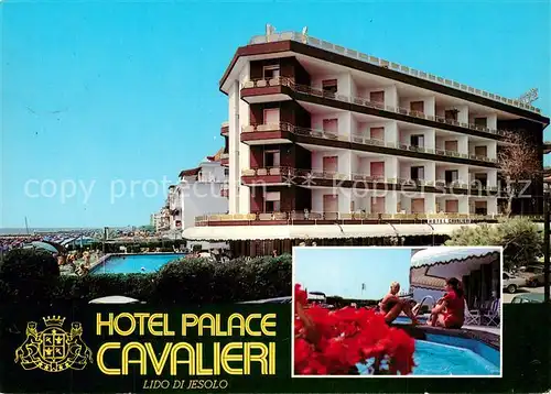 AK / Ansichtskarte Lido_di_Jesolo Hotel Palace Swimming Pool Lido_di_Jesolo
