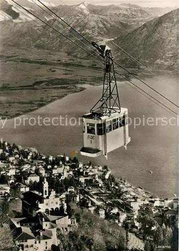 AK / Ansichtskarte Orselina_Locarno_Lago_Maggiore Funivia Locarno Orselina Cardada Bergbahn Alpen Orselina_Locarno