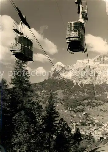 AK / Ansichtskarte Cortina_d_Ampezzo Funivia Cortina Faloria Le Tofane Bergbahn Dolomiten Cortina_d_Ampezzo