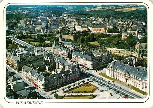 AK / Ansichtskarte Luxembourg_Luxemburg Vue aerienne Luxembourg Luxemburg