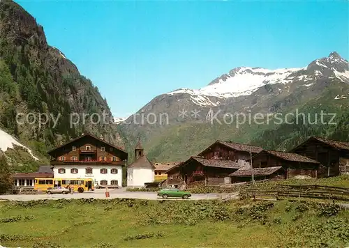 AK / Ansichtskarte Matrei_Osttirol Matreier Tauernhaus Felbertauernstrasse gegen Roter Kogel und Dichter Kogel Stubaier Alpen Matrei_Osttirol