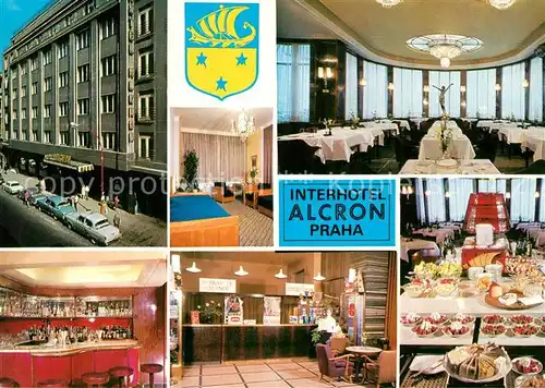 AK / Ansichtskarte Praha_Prahy_Prague Interhotel Alcron Restaurant Buffet Praha_Prahy_Prague
