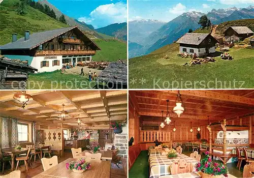 AK / Ansichtskarte Tall_Schenna Stafell Huette Hirzer Gebiet Alpenpanorama Tall Schenna