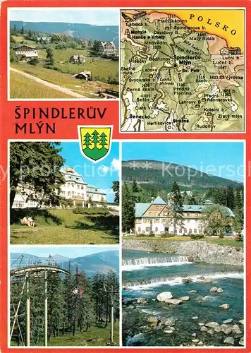 AK / Ansichtskarte Spindleruv_Mlyn_Spindlermuehle Sportovni a rekreacni stredisko Krkonos Sporthotel Erholungsheim Riesengebirge Spindleruv_Mlyn