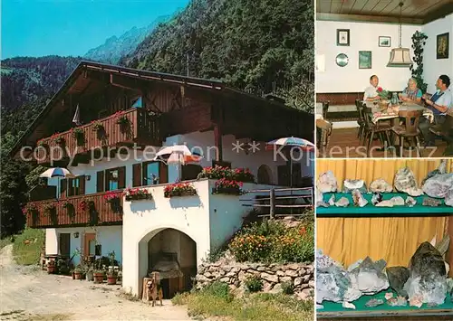 AK / Ansichtskarte Dorf_Tirol Jausenstation Weissguetl Mineralien Dorf_Tirol