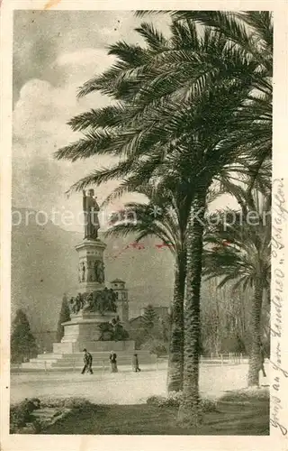 AK / Ansichtskarte Trento Monument Dante Trento