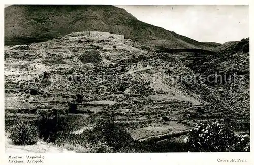 AK / Ansichtskarte Mycenes Fliegeraufnahme Akropolis Mycenes