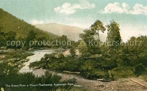 AK / Ansichtskarte Victoria_Australien Ovens River Mount Feathertop Victoria_Australien