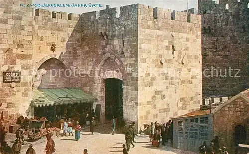 AK / Ansichtskarte Jerusalem_Yerushalayim Jaffa Gate Jerusalem_Yerushalayim
