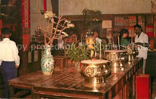 AK / Ansichtskarte Penang Snake Tempel Penang