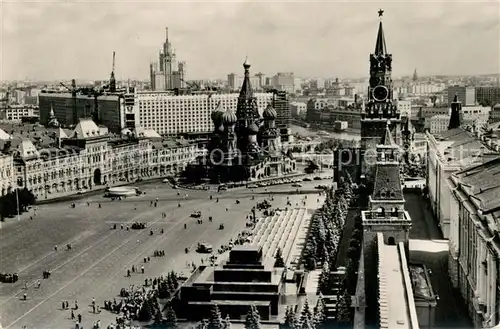 AK / Ansichtskarte Moskau_Moscou Red Square Moskau Moscou