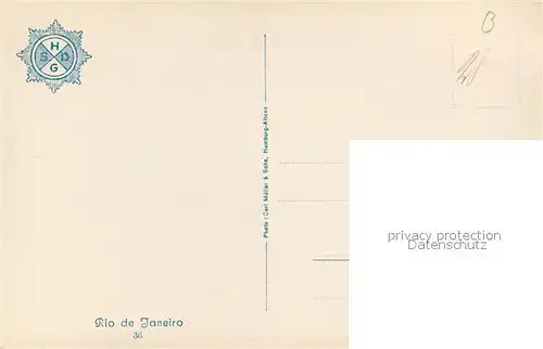 AK / Ansichtskarte Rio_de_Janeiro Park Brunnen Palmen Rio_de_Janeiro