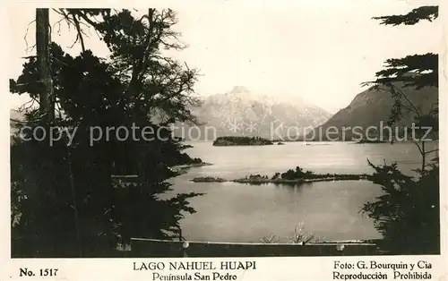 AK / Ansichtskarte San_Pedro_Rio_Negro_Argentina Lago Nahuel Huapi Peninsula San Pedro San_Pedro