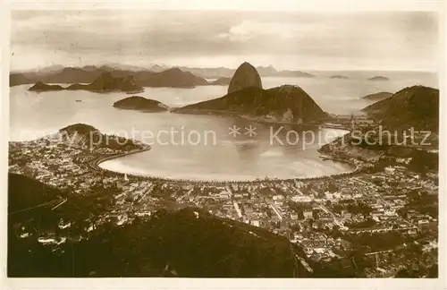 AK / Ansichtskarte Rio_de_Janeiro Panorama Zuckerhut Rio_de_Janeiro