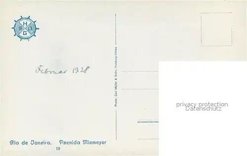 AK / Ansichtskarte Rio_de_Janeiro Avenida Niemeyer Rio_de_Janeiro