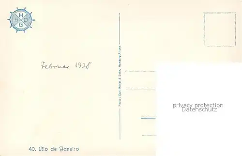 AK / Ansichtskarte Rio_de_Janeiro Panorama Rio_de_Janeiro