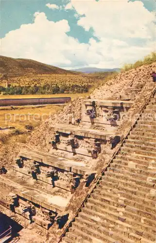 AK / Ansichtskarte Teotihuacan Temple of Quetzakoatl Teotihuacan