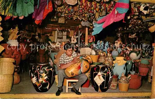AK / Ansichtskarte Mexico_City Pottery Painter Mexico City