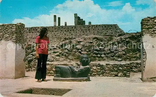 AK / Ansichtskarte Tula_Hidalgo Chac Mool Zona Arqueologica Tula_Hidalgo