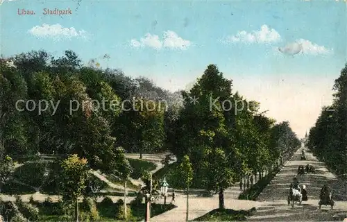 AK / Ansichtskarte Libau Stadtpark Libau