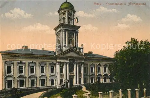 AK / Ansichtskarte Mitau Kommandantur Gymnasium Mitau