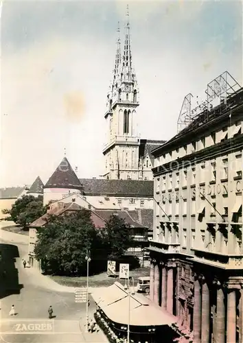 AK / Ansichtskarte Zagreb Stadtansicht Zagreb