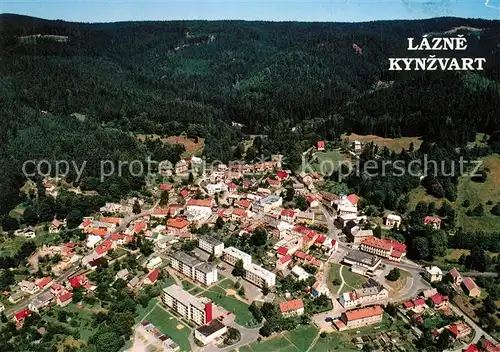 AK / Ansichtskarte Lazne_Kynzvart Fliegeraufnahme Lazne Kynzvart