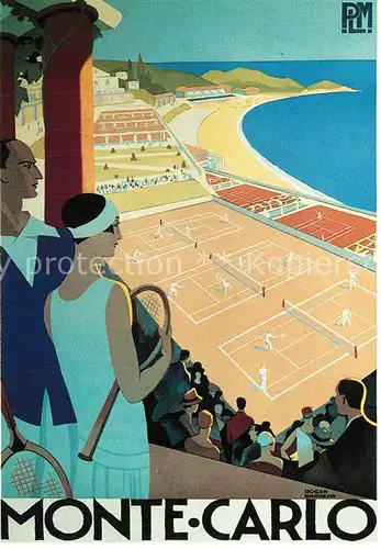 AK / Ansichtskarte Monte Carlo Tennisplatz Monte Carlo