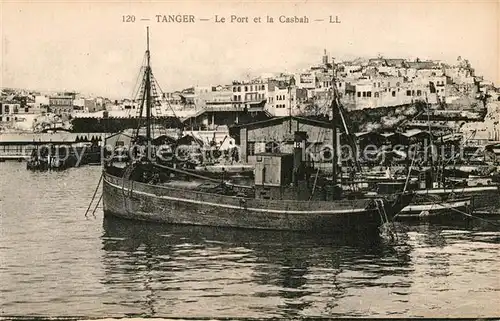 AK / Ansichtskarte Tanger_Tangier_Tangiers Port la Casbah Tanger_Tangier_Tangiers