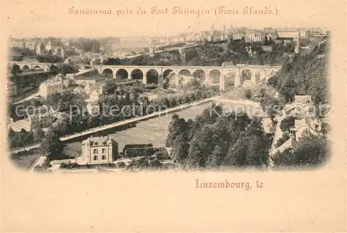 AK / Ansichtskarte Luxembourg Panorama Fort Thuengen  Luxembourg