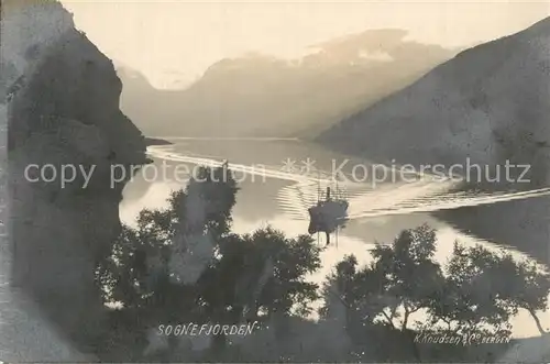 AK / Ansichtskarte Sognefjord Panorama Sognefjord