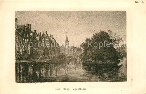 AK / Ansichtskarte Den_Haag Vijverborg Den_Haag