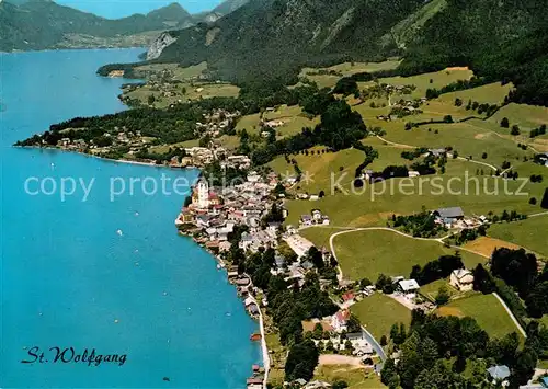 AK / Ansichtskarte St_Wolfgang_Salzkammergut Wolfgangsee Fliegeraufnahme St_Wolfgang_Salzkammergut