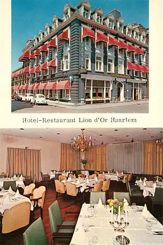 AK / Ansichtskarte Haarlem Hotel Restaurant Lion d Or Haarlem