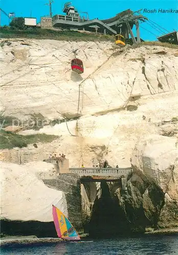 AK / Ansichtskarte Rosh_Hanikra view from the sea Rosh Hanikra