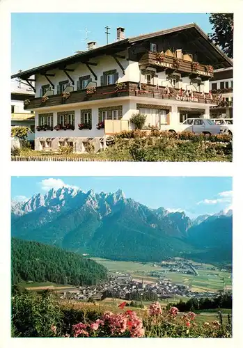 AK / Ansichtskarte Toblach_Suedtirol Hotel Tyrolerheim Landschaftspanorama Dolomiten Toblach_Suedtirol