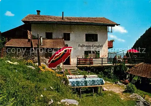 AK / Ansichtskarte Dorf_Tirol Gasthaus Longfall Jausenstation Dorf_Tirol