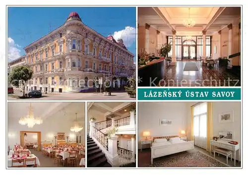 AK / Ansichtskarte Frantiskovy_Lazne Lazensky Ustav Savoy Kurhotel Frantiskovy_Lazne