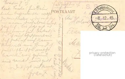 AK / Ansichtskarte Wervik Statieplaats Wervik