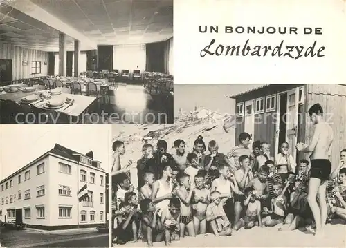 AK / Ansichtskarte Lombardzijde_Dorp Strand Kinder Maison de Vacances Foyer de la Femme Lombardzijde Dorp